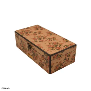 جعبه چوبی طرحدار پک هدیه مدیریتی لاگوست